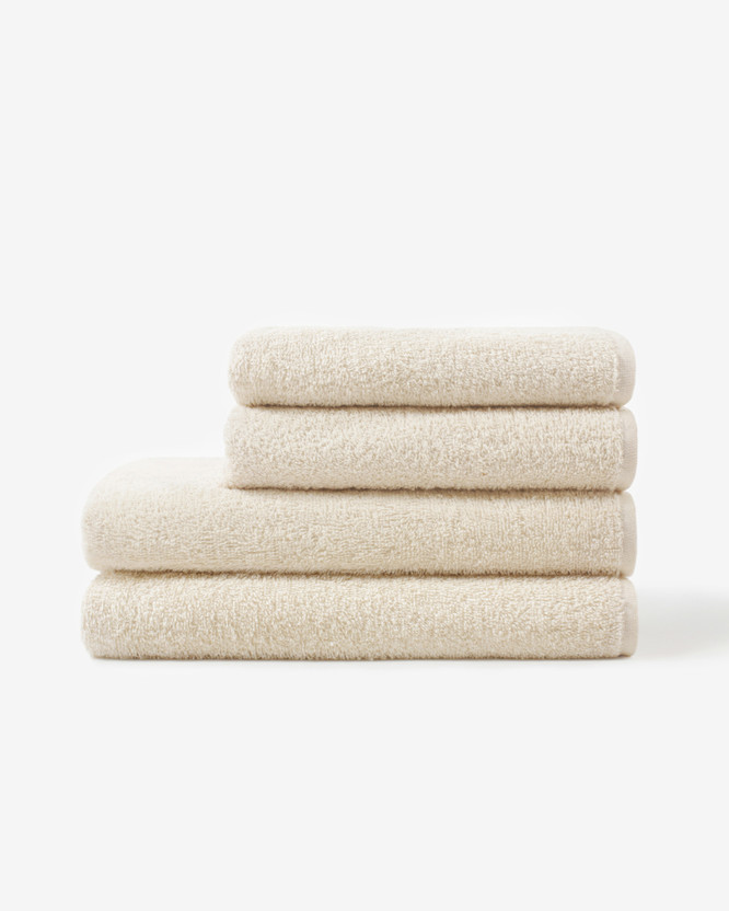 Hotelový froté uterák / osuška bez bordúry - 400g/m2 - prírodný režný