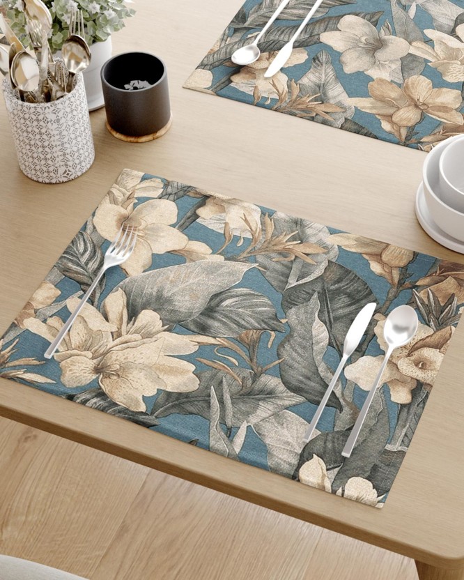 Prestieranie na stôl Loneta - tropické kvety - sada 2ks