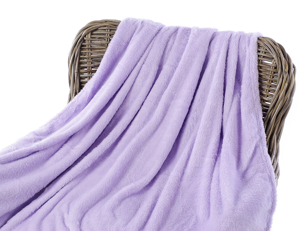Kvalitná deka z mikrovlákna - svetlo fialová