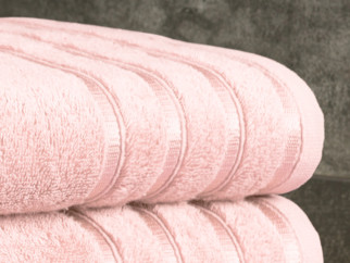 Bambusový uterák/osuška BAMBOO LUX - pastelovo ružový