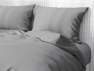 Bavlnené posteľné obliečky - SIVÉ