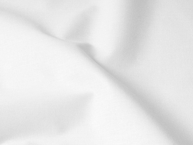Bavlnená jednofarebná látka - plátno Suzy - biela