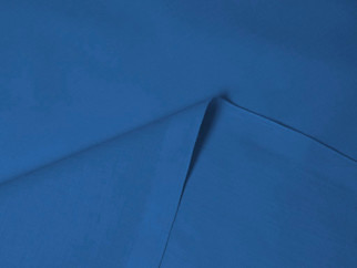 Bavlnená jednofarebná látka - plátno Suzy - kráľovsky modrá - šírka 145 cm