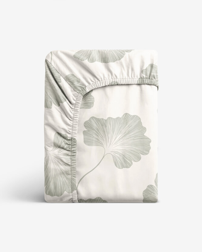 Bavlnená napínacia plachta - Listy ginkga