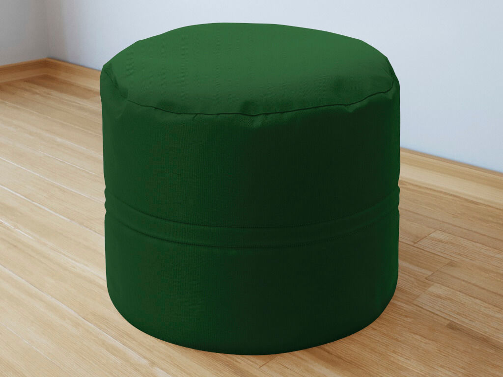 Bavlnený sedacie bobek 50x40 cm - tmavo zelený starý