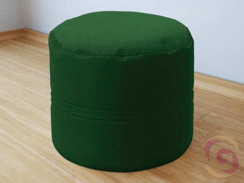 Bavlnený sedacie bobek tmavo zelený - detail 2