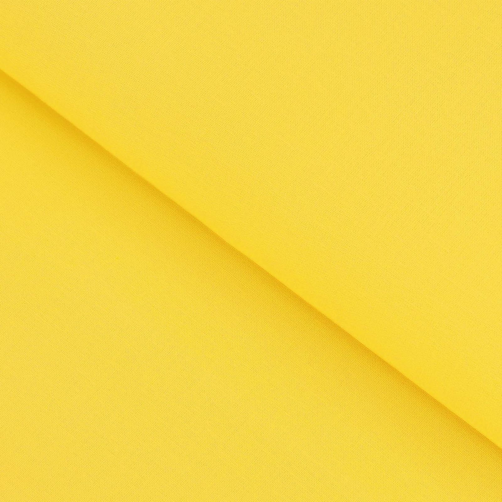 Bavlnená jednofarebná látka - plátno Suzy - žltá