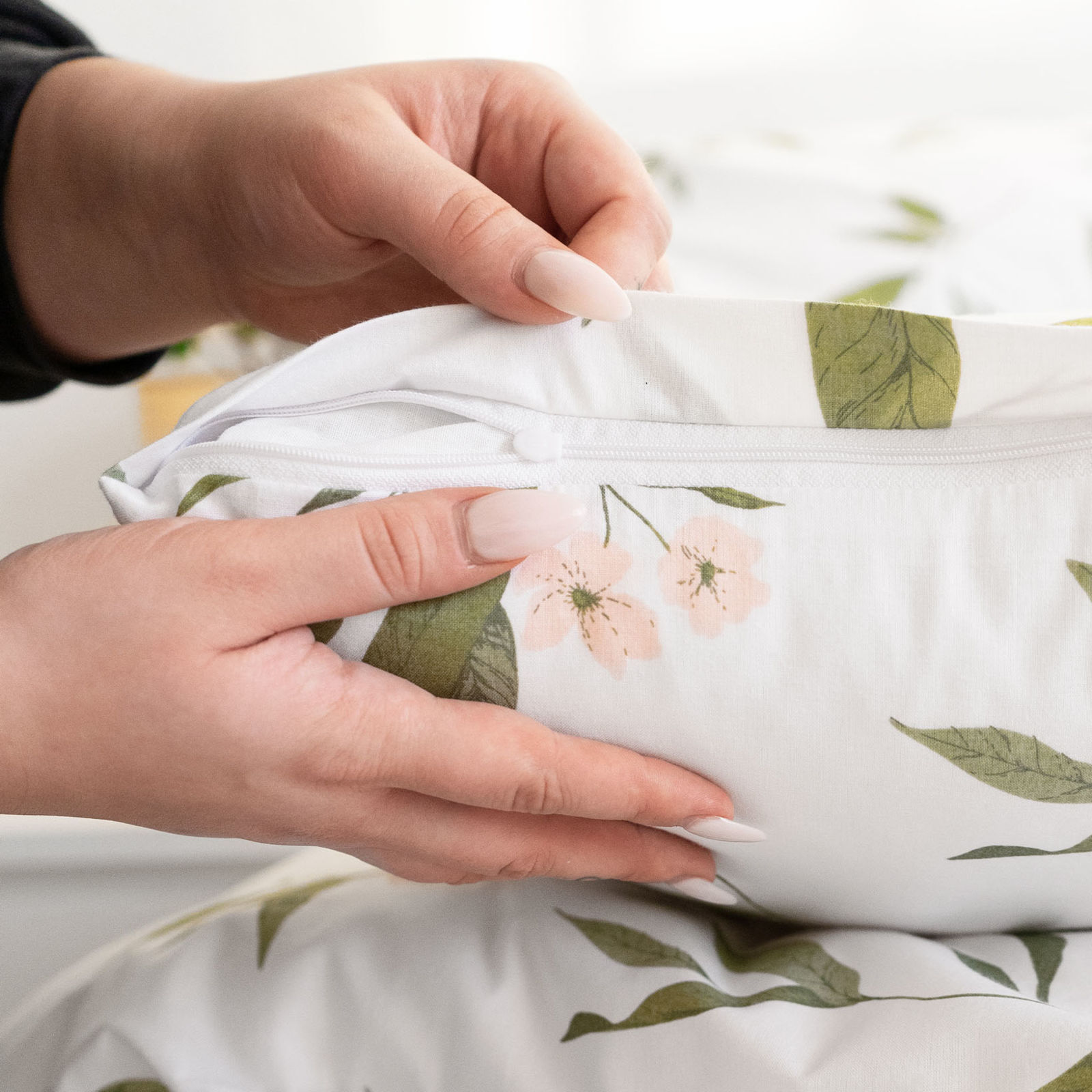 Bavlnené posteľné obliečky - vôňa jazmínu