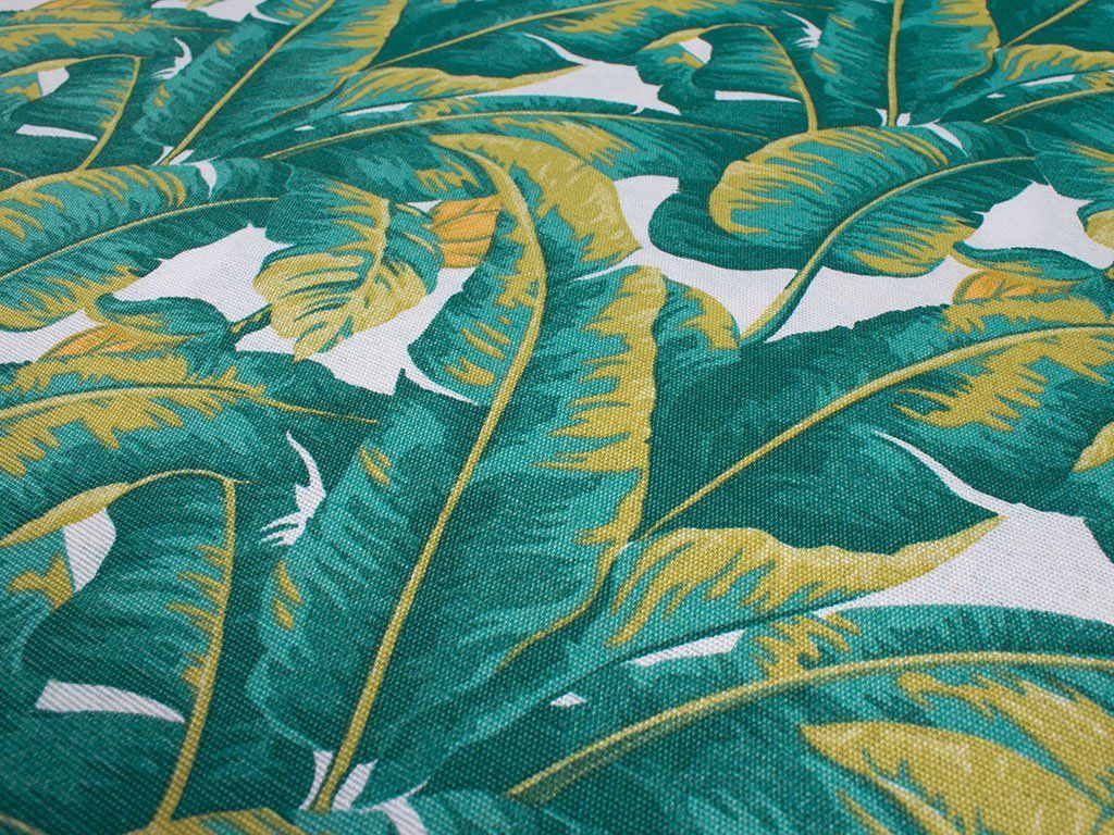Dekoračná látka Loneta - tropické listy