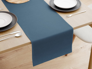 Dekoračný behúň na stôl LONETA - sivomodrý