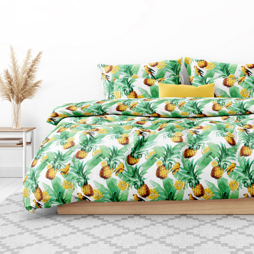 Bavlnené posteľné obliečky - tropický raj
