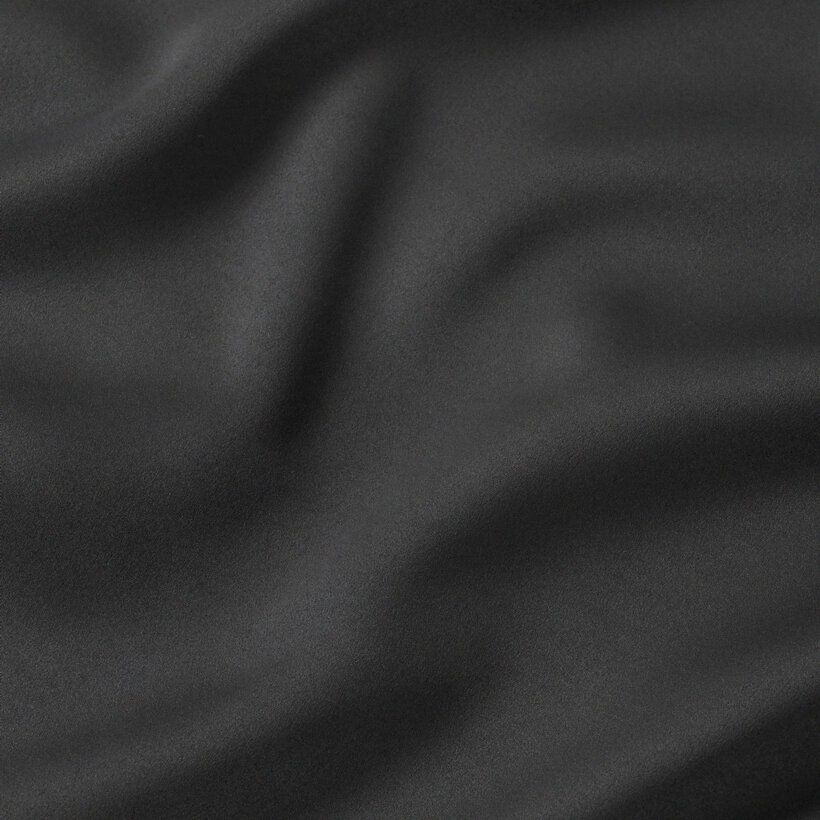 Zatemňovacia látka Blackout so saténovým leskom - tmavo sivá
