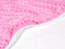 Detská deka MINKY - sýto ružová - 75x100 cm