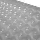 PVC obrusovina s textilným podkladom - vzor imitácia chromu - metráž š. 140 cm