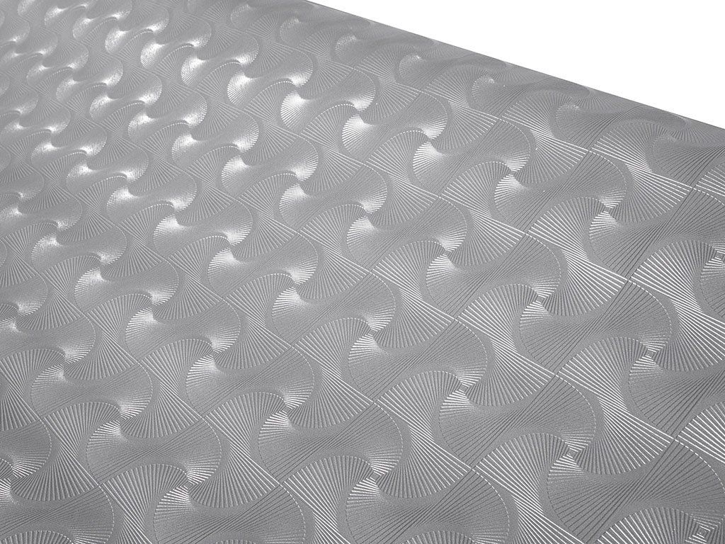 PVC obrusovina s textilným podkladom - imitácia chromu