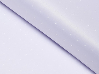 Luxusný teflónový obrus - biely s fialovým nádychom s lesklými štvorčeky - OVÁLNY