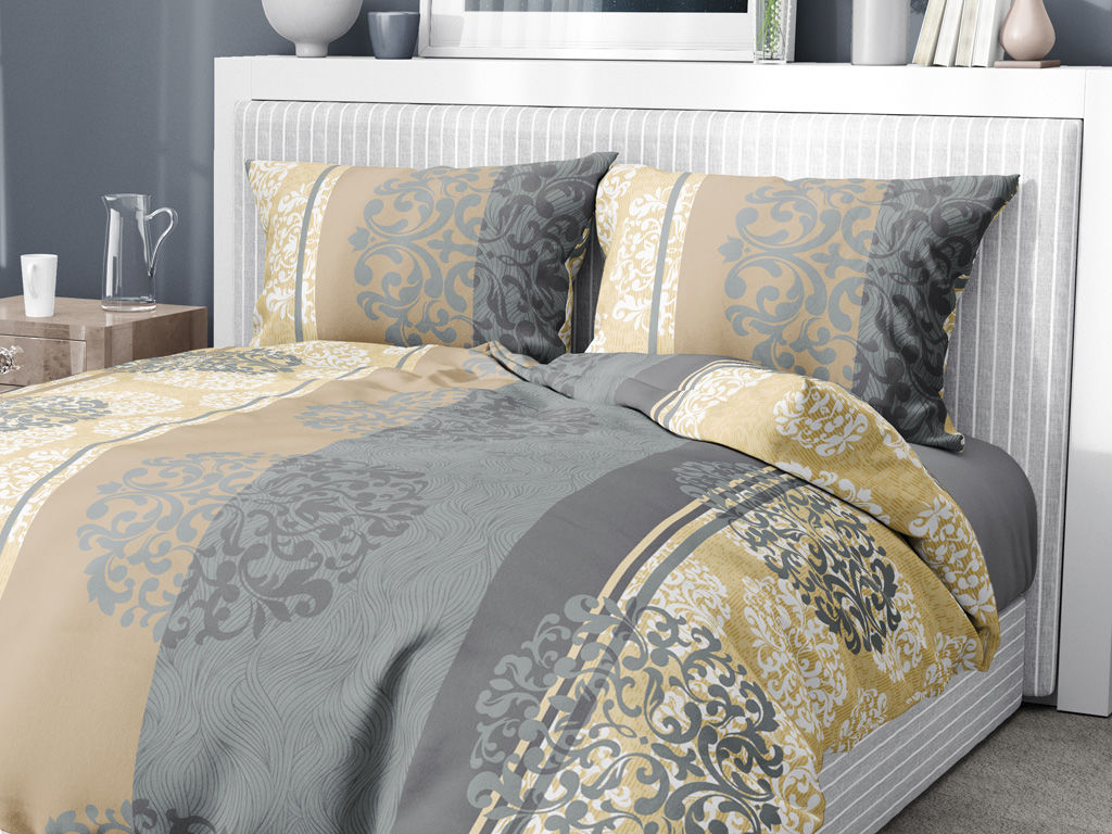 Bavlnené posteľné obliečky - zámocké ornamenty