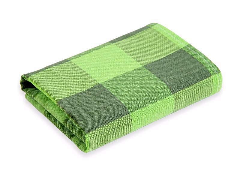 Kuchynská bavlnená utierka - kocka veľká zelená