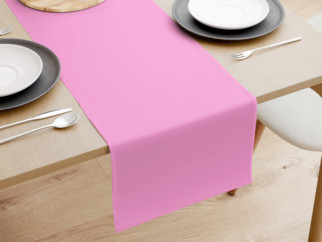 Bavlnený behúň na stôl - ružový