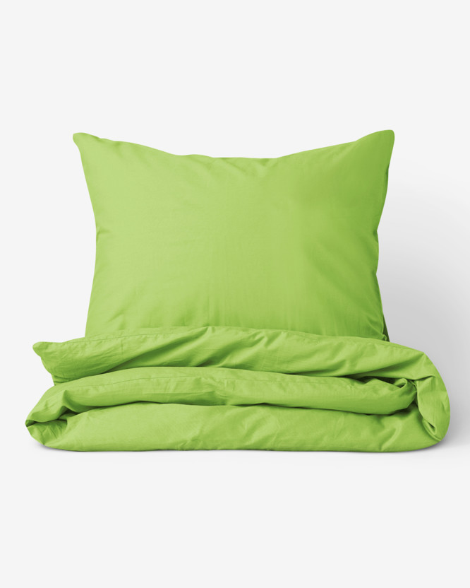 Bavlnené posteľné obliečky - zelené