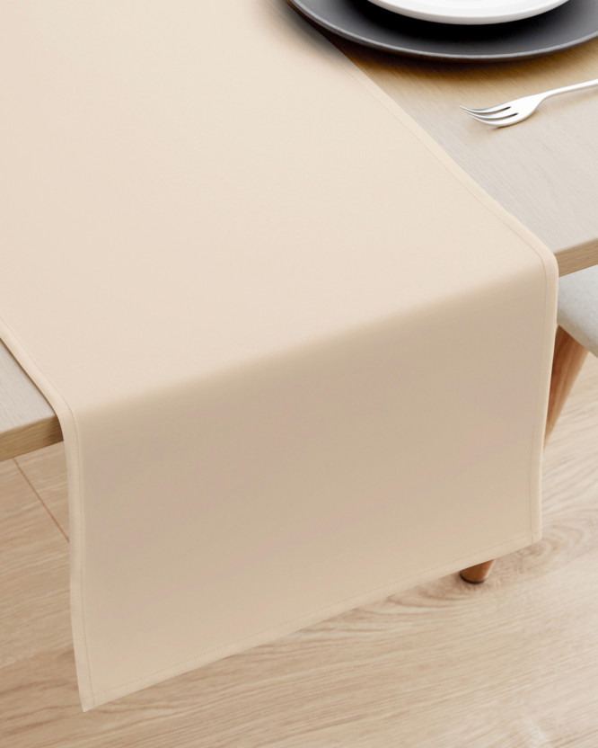 Behúň na stôl 100% bavlnené plátno - béžový