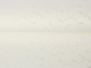 Luxusná teflónová látka na obrusy - SMOTANOVÁ S VELKÝMI ORNAMENTAMI - šířka 160cm