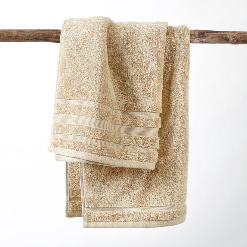 Hebký uterák z organickej bavlny - béžový