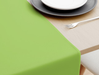 Behúň na stôl 100% bavlnené plátno - zelený
