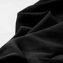 Dekoračná jednofarebná látka Rongo - čierna - šírka 150 cm