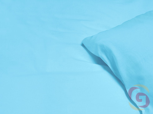 Bavlnené posteľné obliečky - svetlo modré