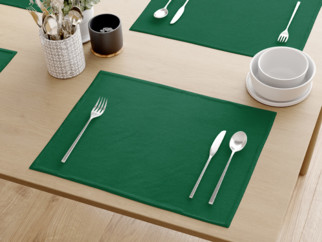 Prestieranie na stôl Loneta - UNI tmavo zelené - sada 2ks