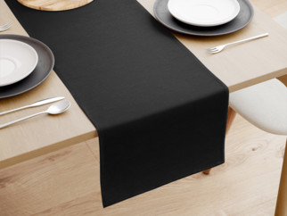 Dekoračný behúň na stôl LONETA - čierny
