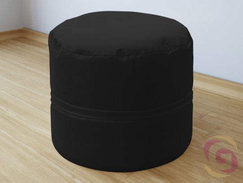 Bavlnený sedacie bobek čierny - detail 2