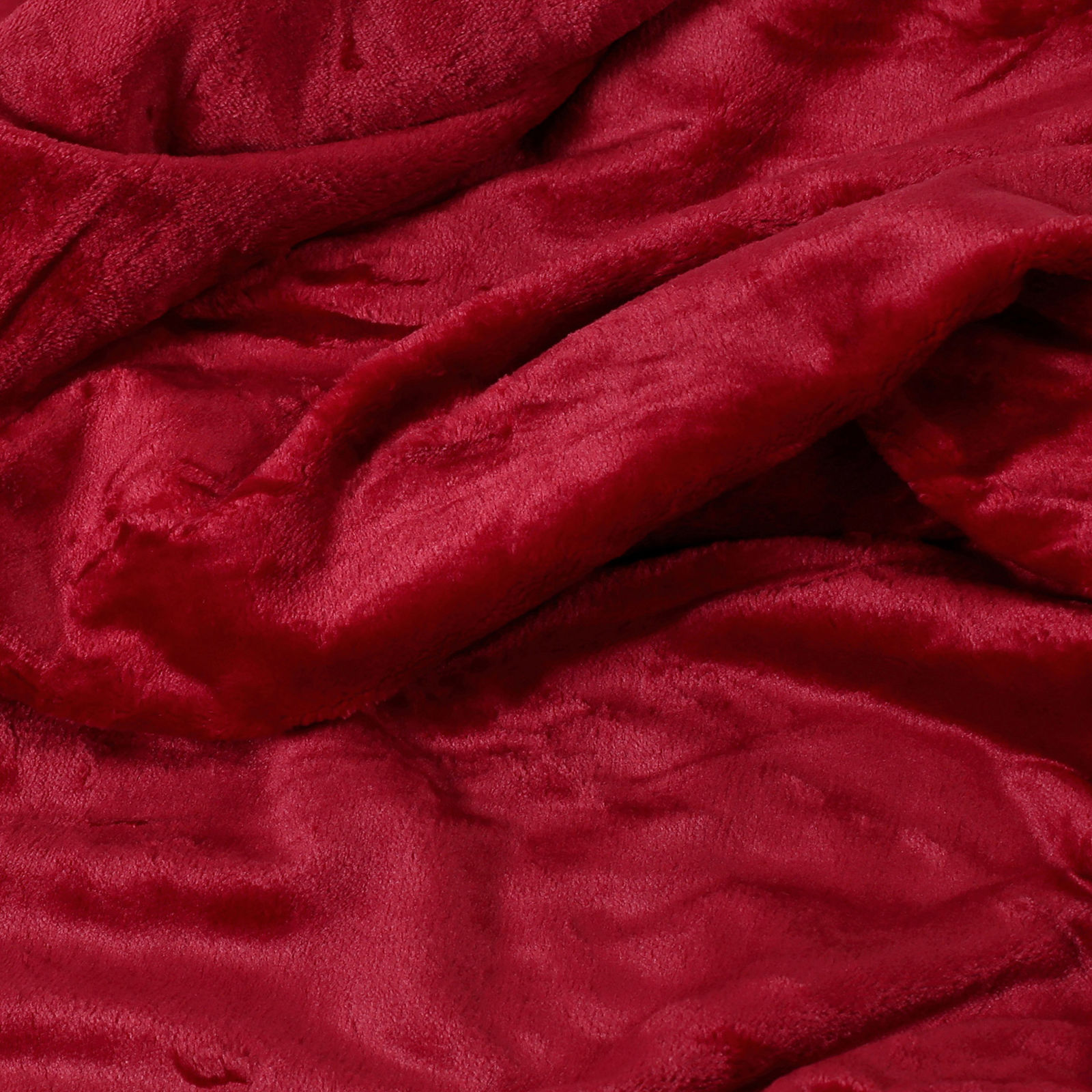 Kvalitná deka z mikrovlákna - tmavo červená