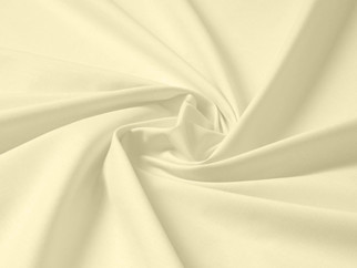 Bavlnená jednofarebná látka - plátno SMOTANOVÁ - šírka 142cm