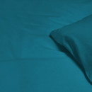 Bavlnené posteľné obliečky - petrolejové