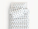 Detské bavlnené obliečky - vzor 576 roztomilí medvedíci s modrými hviezdičkami