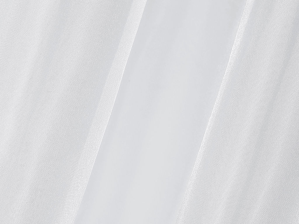 Perleťovo biela hladká organza bez vzoru - metráž