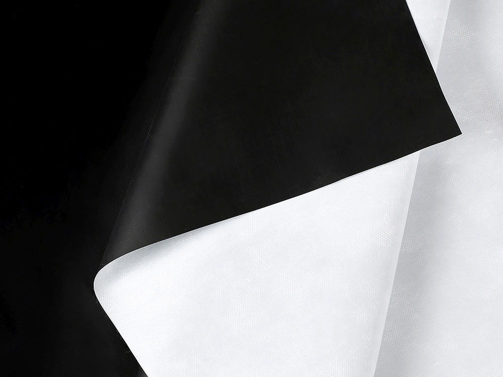 PVC obrusovina s textilným podkladom - čierna s kresliacim povrchom