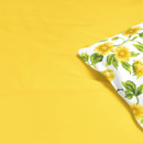 Bavlnené posteľné obliečky Duo - slnečnice so žltou