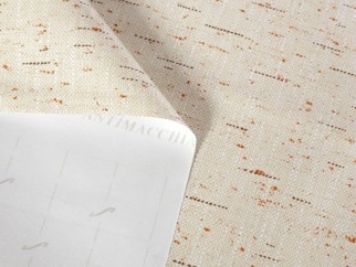 PVC obrusovina s textilným podkladom - vzor žíhanie na béžovom - metráž š. 140 cm