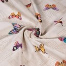 Dekoračný záves Loneta - farební motýle