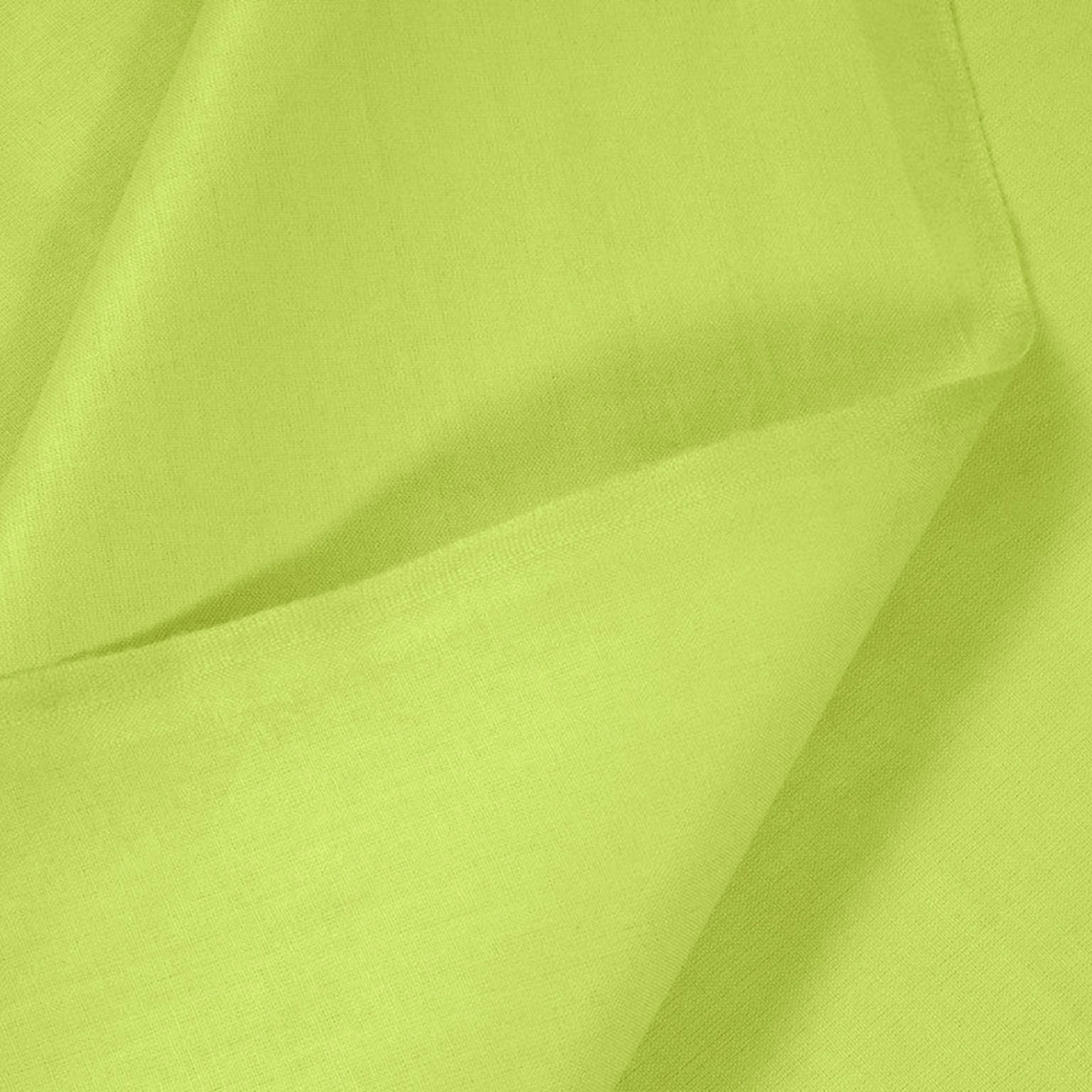Bavlnená jednofarebná látka - plátno Suzy - limetková