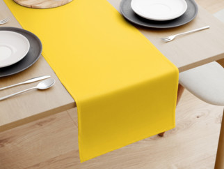 Bavlnený behúň na stôl - žltý