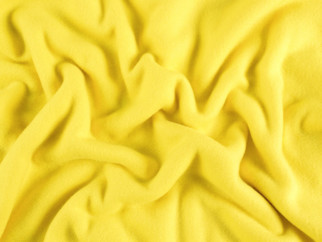 Polar fleece antipilling - metráž š. 150 cm - žltý