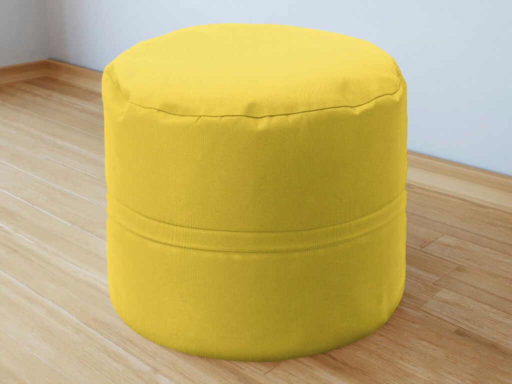 Bavlnený sedacie bobek 50x40 cm - žltý