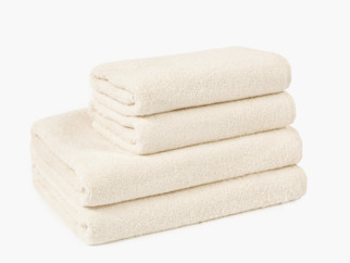 Hotelový froté uterák / osuška bez bordúry - 400g/m2 - prírodný režný