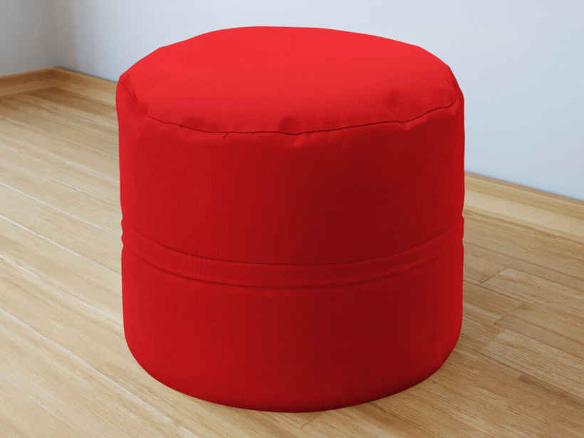 Bavlnený sedacie bobek 50x40 cm - červený
