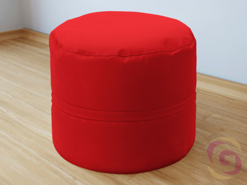 Bavlnený sedacie bobek červený - detail 2