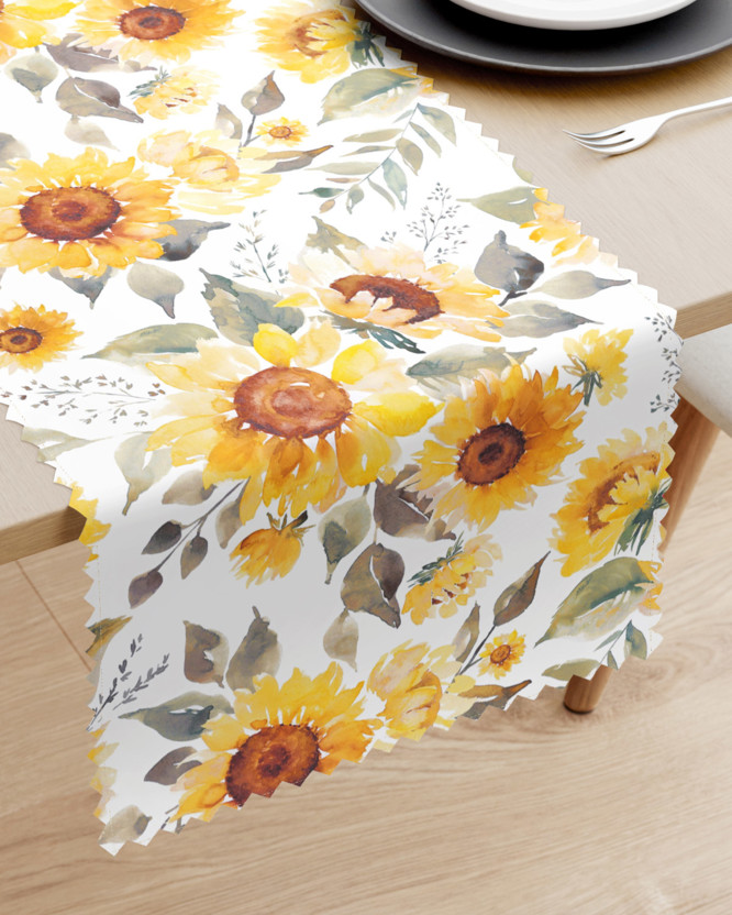 Behúň na stôl teflónový - kvety slnečnice